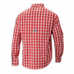 Houston Rockets Super Tamiami Omni-Shade Long Sleeve Button-Down Shirt Red