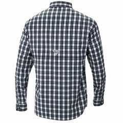 Indiana Pacers Super Tamiami Omni-Shade Long Sleeve Button-Down Shirt Navy