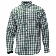 Milwaukee Bucks Super Tamiami Omni-Shade Long Sleeve Button-Down Shirt Green