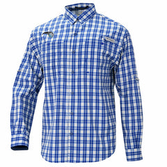 Orlando Magic Super Tamiami Omni-Shade Long Sleeve Button-Down Shirt Blue