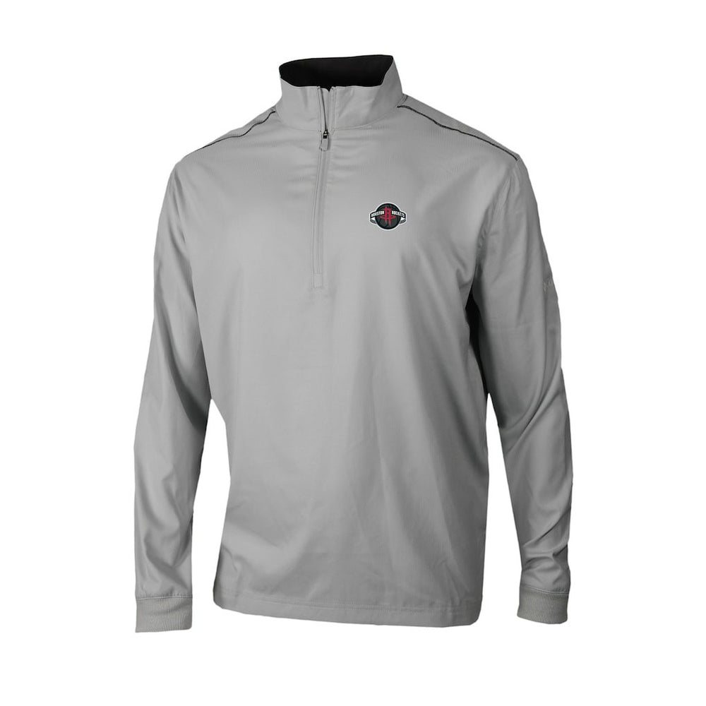 Houston Rockets Omni-Wick Bogey's Paradise Quarter-Zip Top Gray