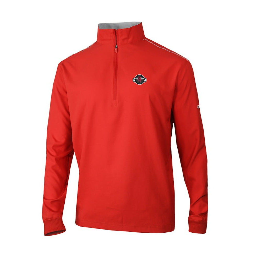 Houston Rockets Omni-Wick Bogey's Paradise Quarter-Zip Top Red