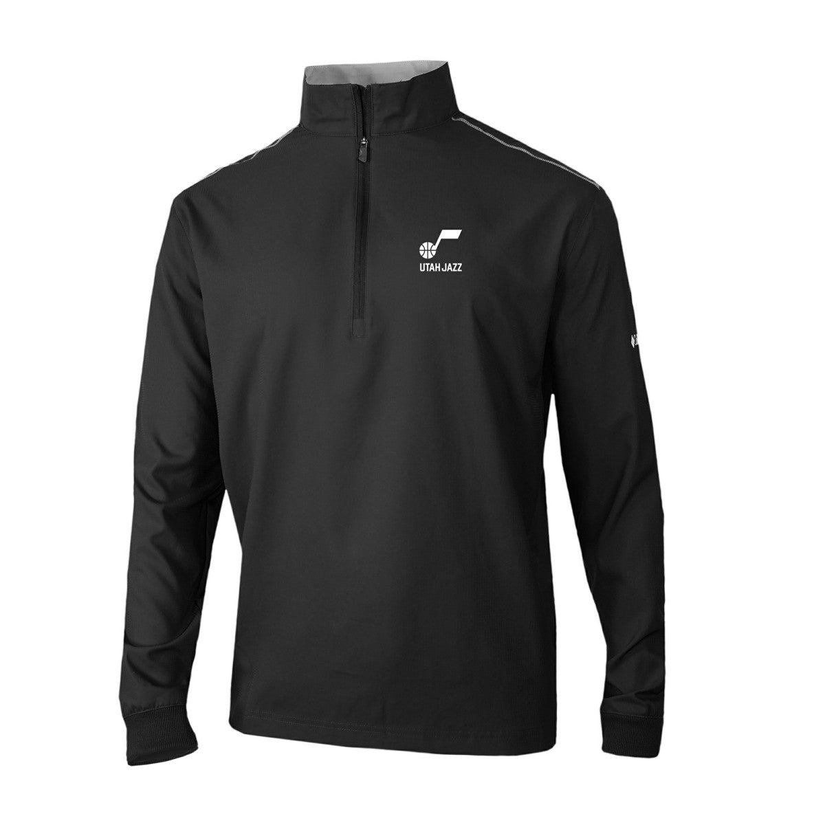 Utah Jazz Omni-Wick Bogey's Paradise Quarter-Zip Top Black