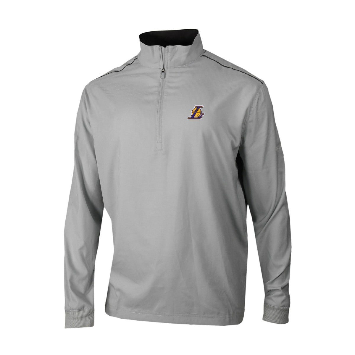 Los Angeles Lakers Omni-Wick Bogey's Paradise Quarter-Zip Top Gray
