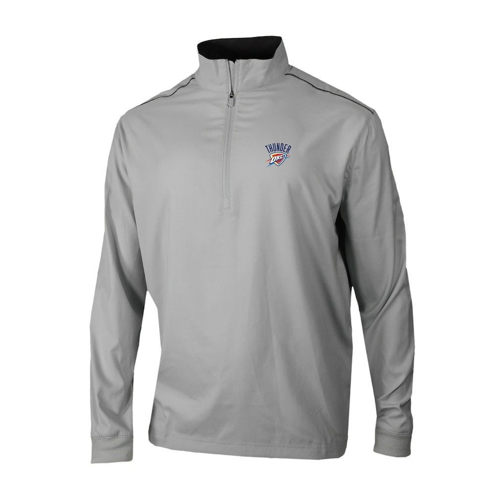 Oklahoma City Thunder Omni-Wick Bogey's Paradise Quarter-Zip Top Gray