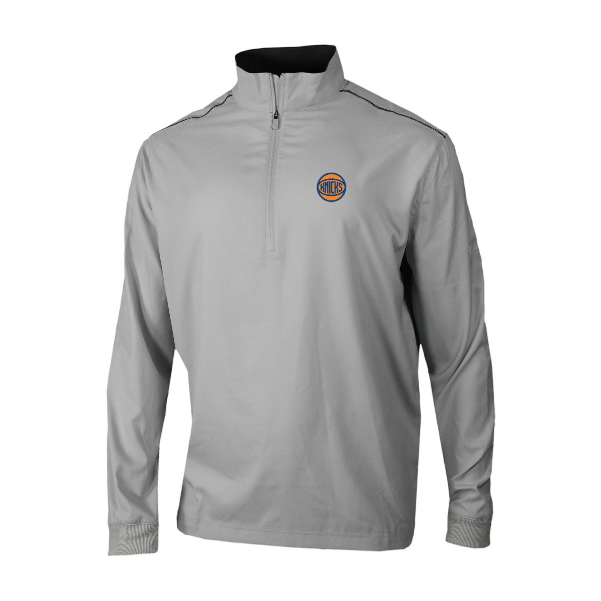 New York Knicks Omni-Wick Bogey's Paradise Quarter-Zip Top Gray