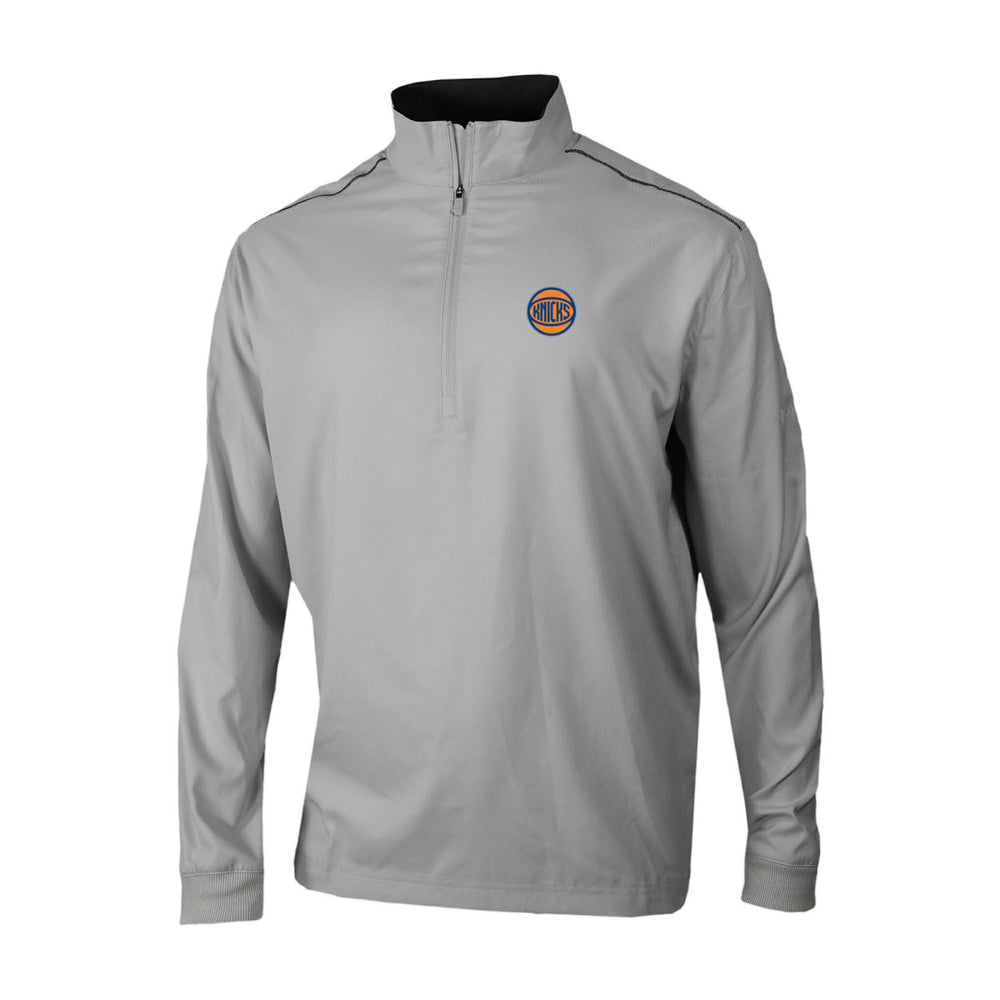 New York Knicks Omni-Wick Bogey's Paradise Quarter-Zip Top Gray