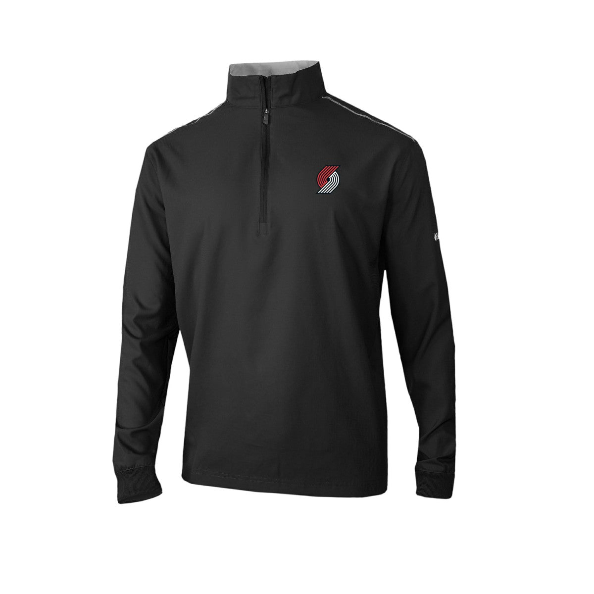 Portland Trail Blazers Omni-Wick Bogey's Paradise Quarter-Zip Top Black