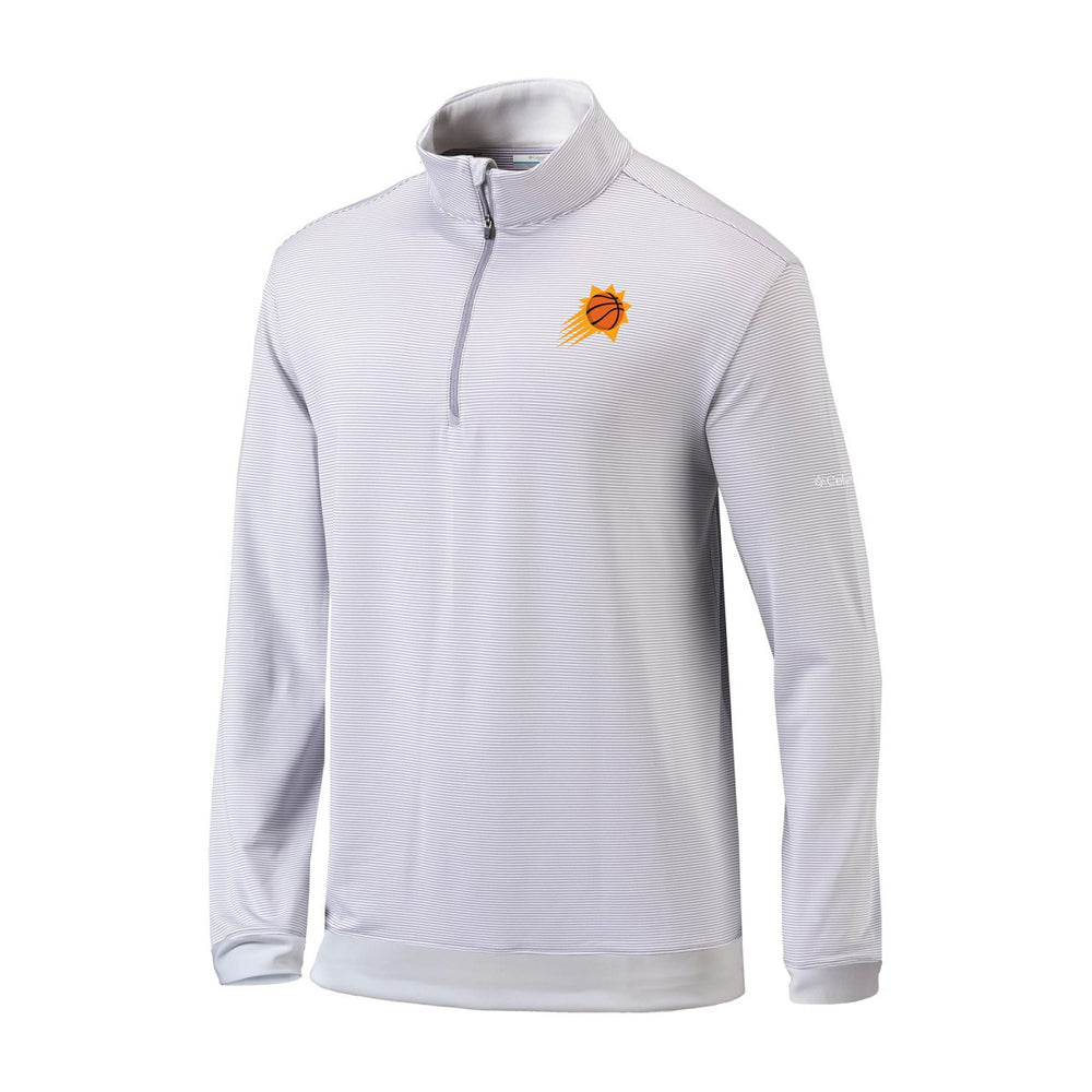 Phoenix Suns Omni-Wick Even Lie Quarter-Zip Top Gray/White