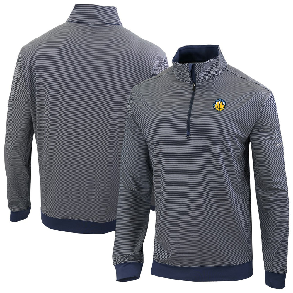 Memphis Grizzlies Omni-Wick Even Lie Quarter-Zip Top Navy