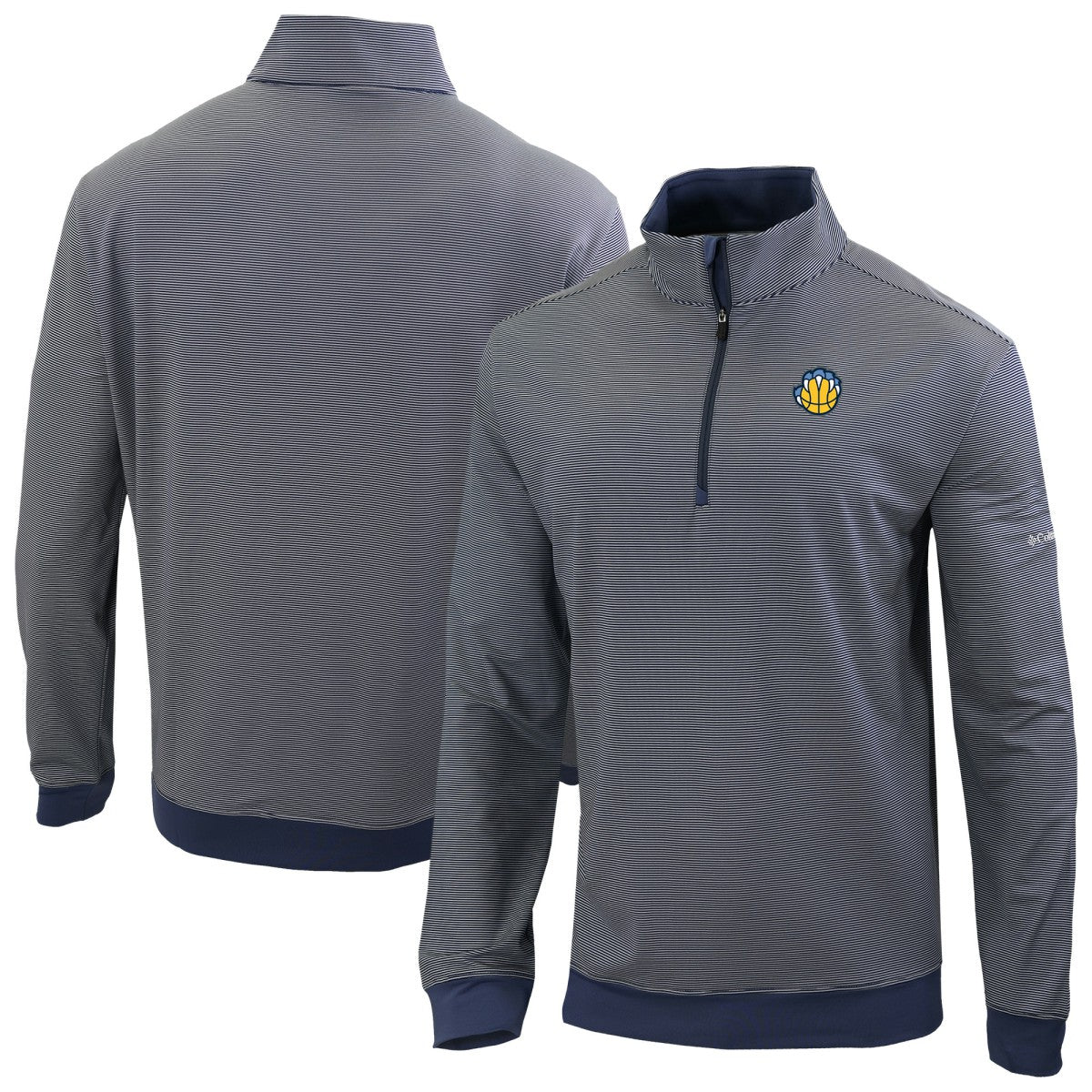 Memphis Grizzlies Omni-Wick Even Lie Quarter-Zip Top Navy