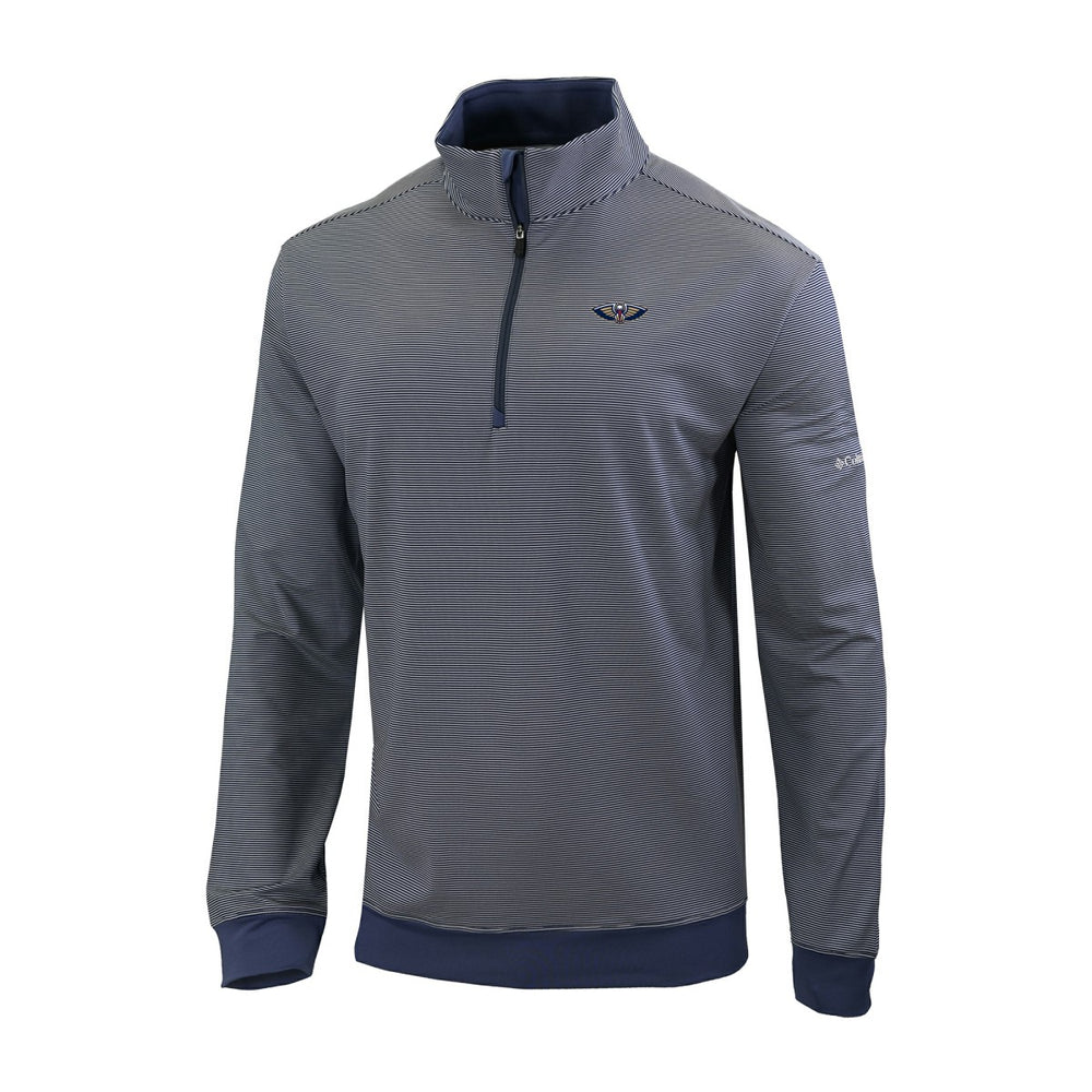 New Orleans Pelicans Omni-Wick Even Lie Quarter-Zip Top Navy
