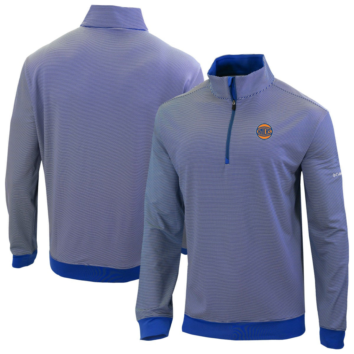 New York Knicks Omni-Wick Even Lie Quarter-Zip Top Blue
