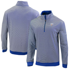 Oklahoma City Thunder Omni-Wick Even Lie Quarter-Zip Top Blue