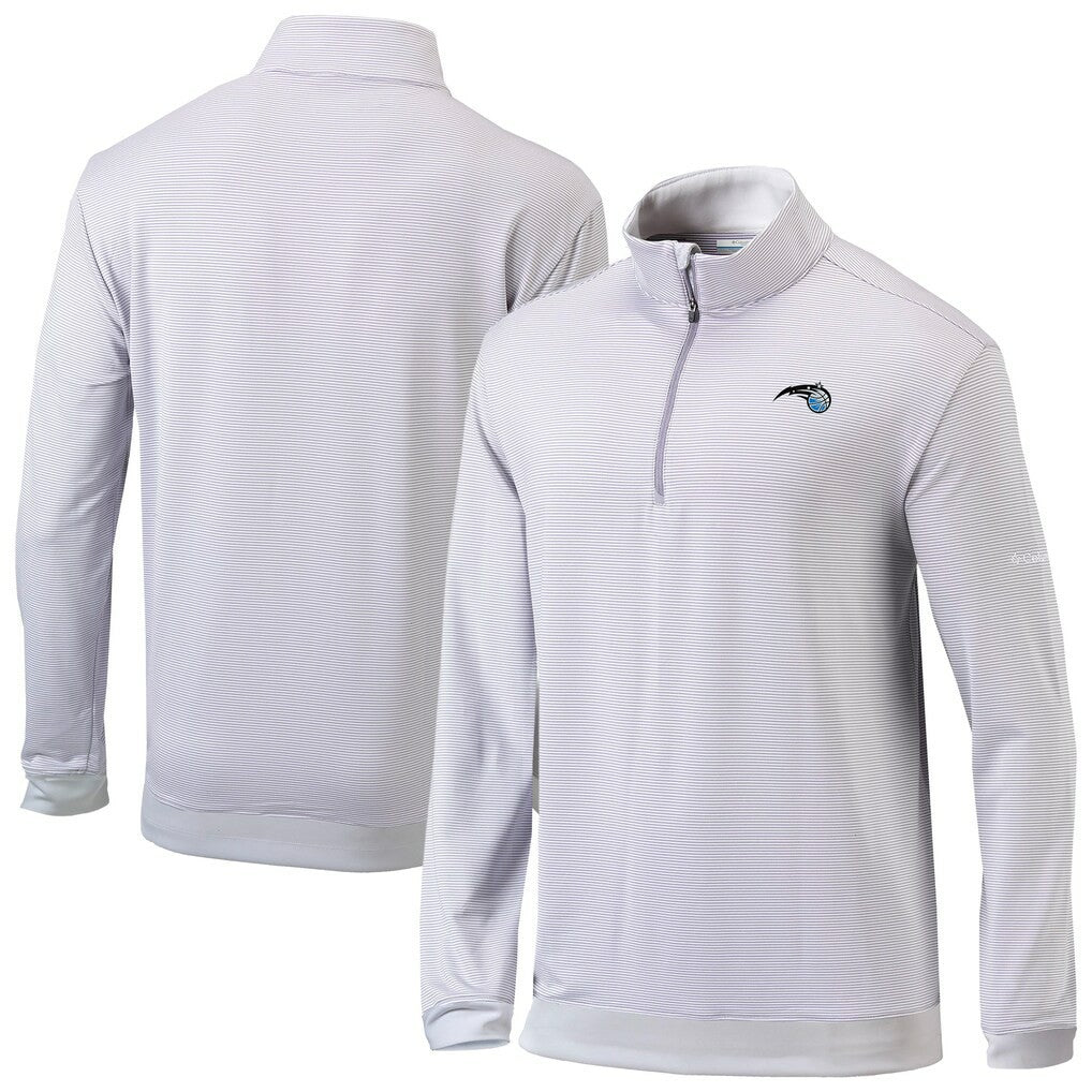 Orlando Magic Omni-Wick Even Lie Quarter-Zip Top Gray/White
