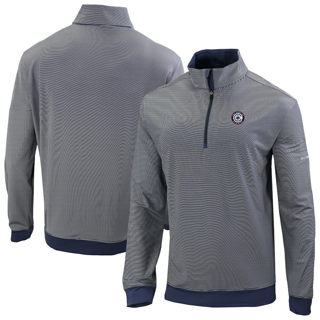 LA Clippers Omni-Wick Even Lie Quarter-Zip Top Navy
