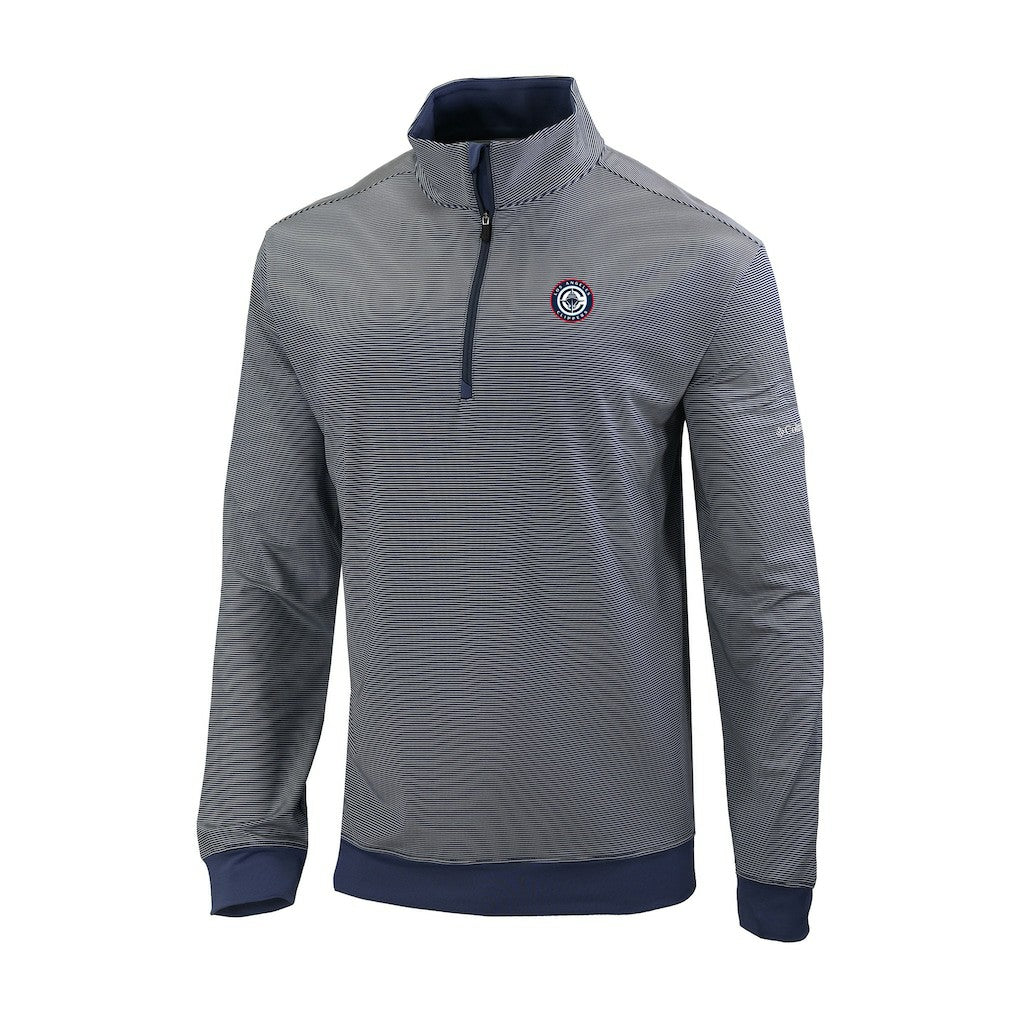 LA Clippers Omni-Wick Even Lie Quarter-Zip Top Navy