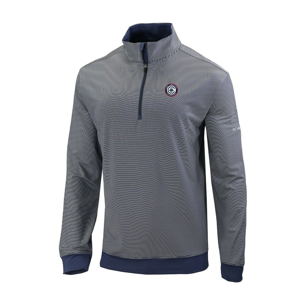 LA Clippers Omni-Wick Even Lie Quarter-Zip Top Navy