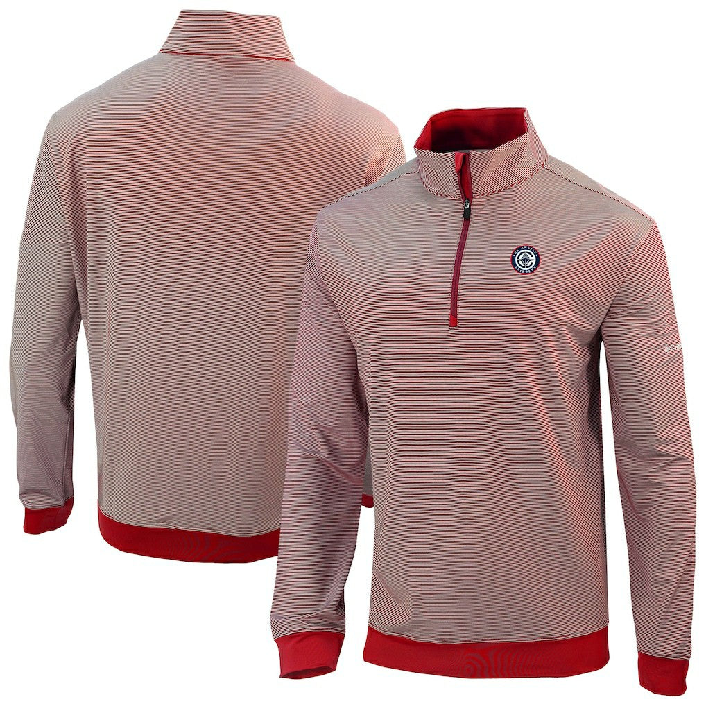 LA Clippers Omni-Wick Even Lie Quarter-Zip Top Red