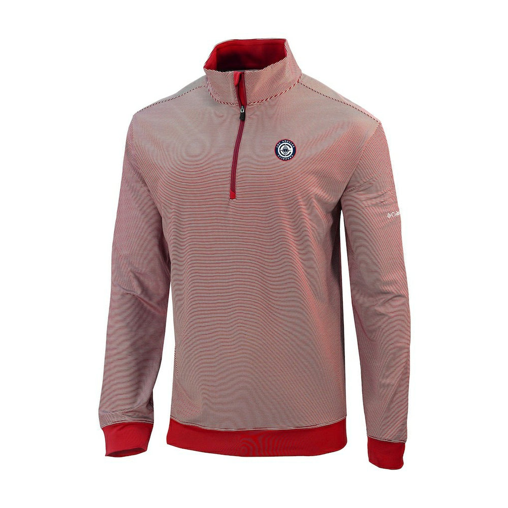 LA Clippers Omni-Wick Even Lie Quarter-Zip Top Red