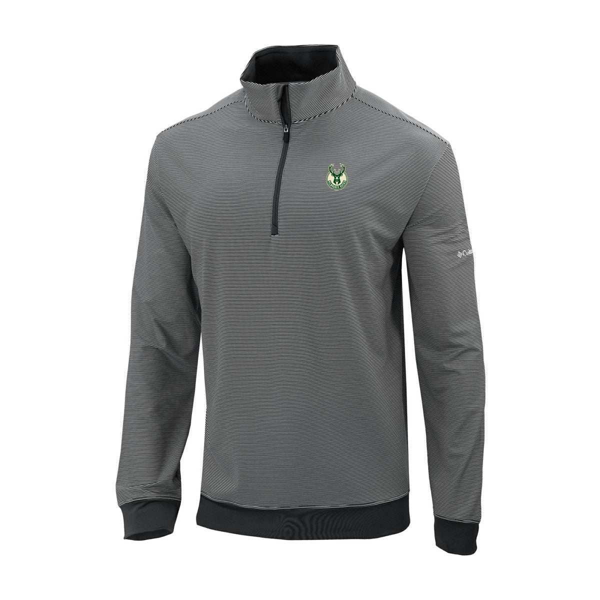 Milwaukee Bucks Omni-Wick Even Lie Quarter-Zip Top Black