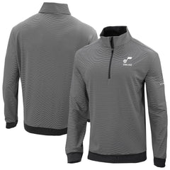 Utah Jazz Omni-Wick Even Lie Quarter-Zip Top Black