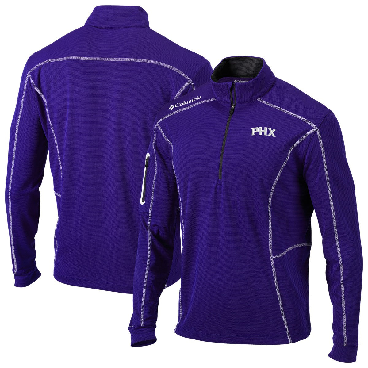 Phoenix Suns Omni-Wick Shotgun Quarter-Zip Jacket Purple