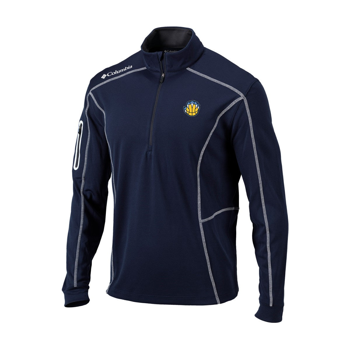 Memphis Grizzlies Omni-Wick Shotgun Quarter-Zip Jacket Navy