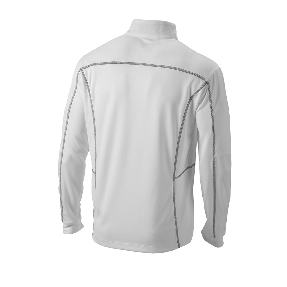 New York Knicks Omni-Wick Shotgun Quarter-Zip Jacket White