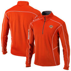 New York Knicks Omni-Wick Shotgun Quarter-Zip Jacket Orange