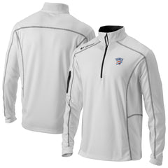 Oklahoma City Thunder Omni-Wick Shotgun Quarter-Zip Jacket White