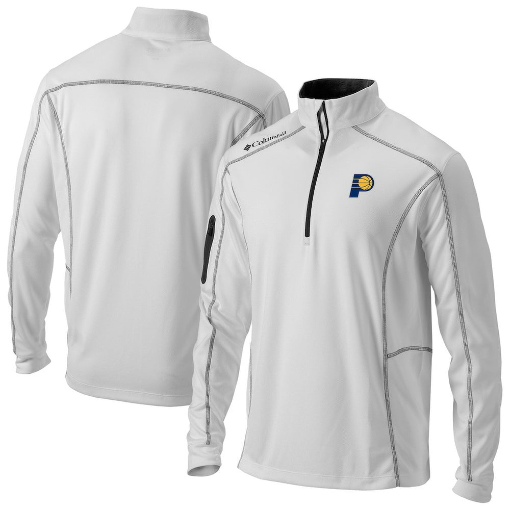 Indiana Pacers Omni-Wick Shotgun Quarter-Zip Jacket White