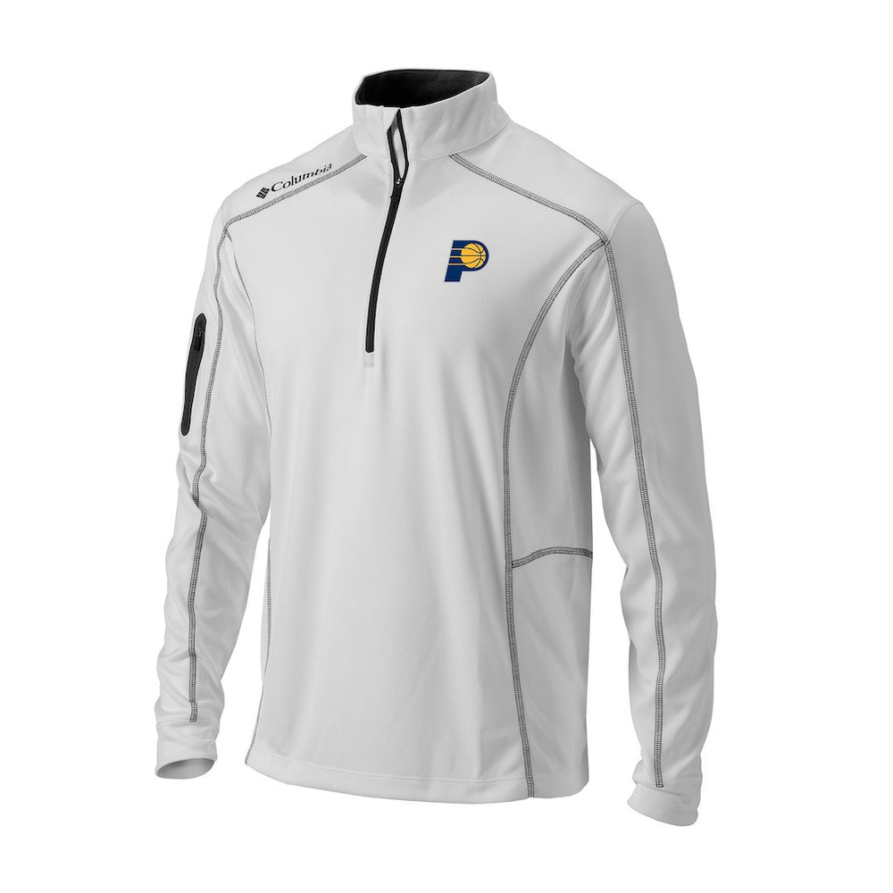 Indiana Pacers Omni-Wick Shotgun Quarter-Zip Jacket White