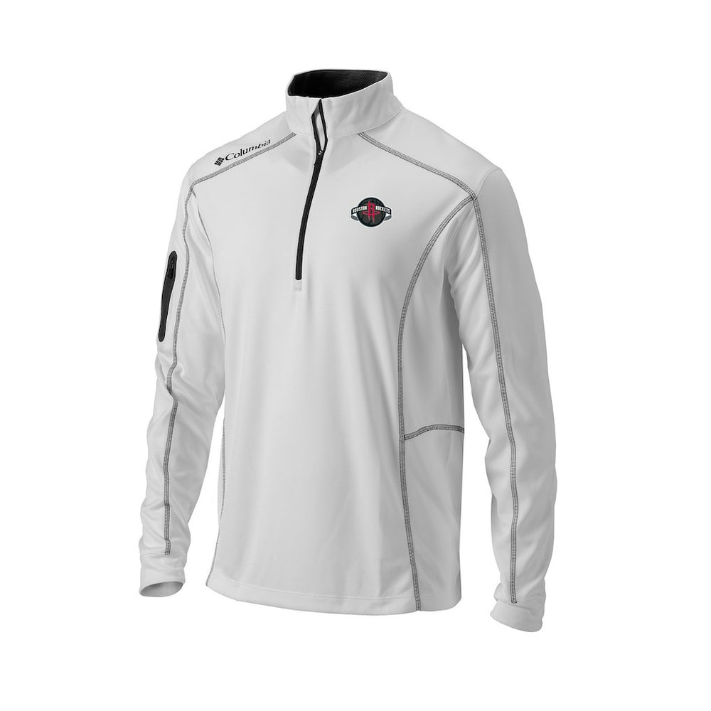 Houston Rockets Omni-Wick Shotgun Quarter-Zip Jacket White