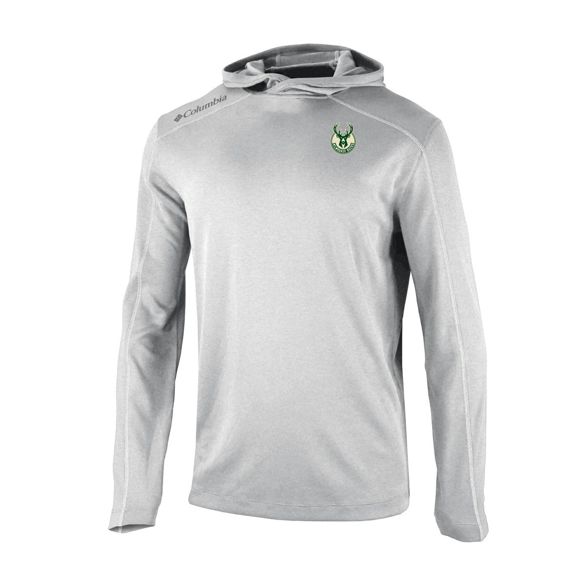 Milwaukee Bucks Omni-Wick Shotgun Pullover Hoodie Gray