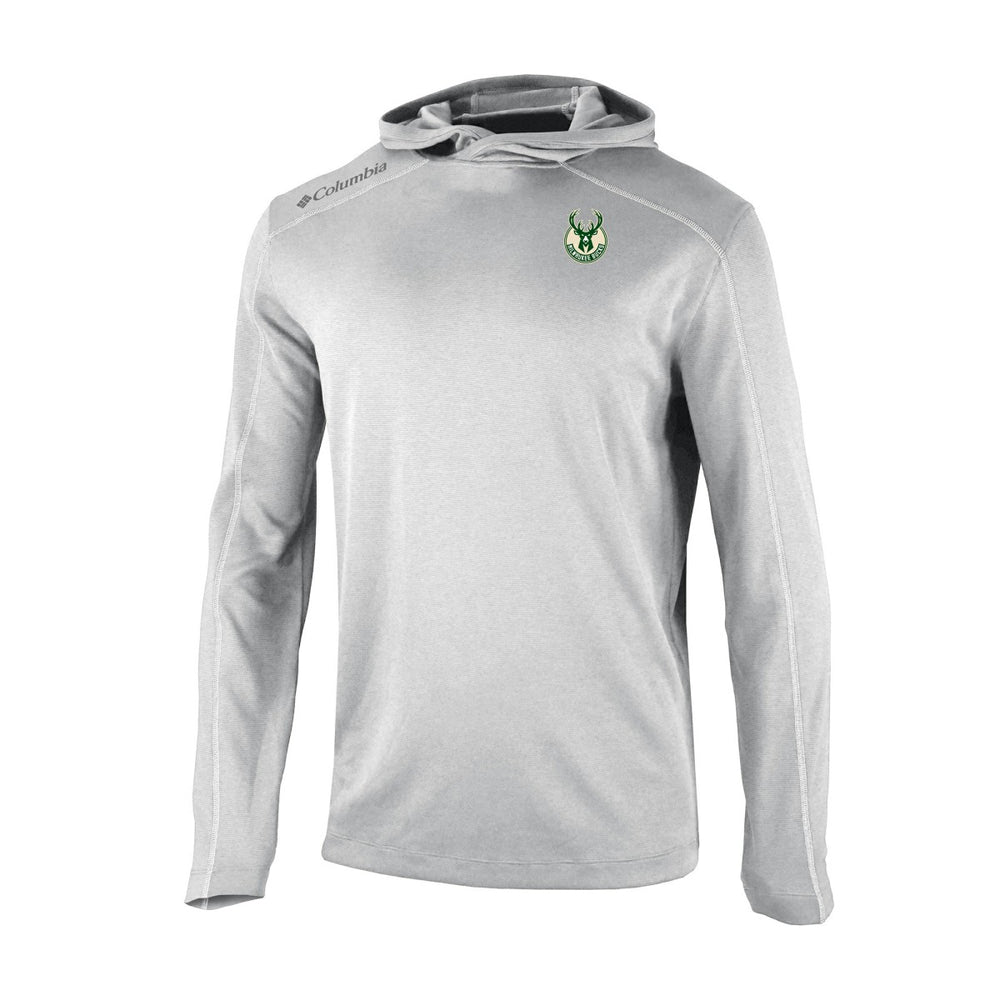 Milwaukee Bucks Omni-Wick Shotgun Pullover Hoodie Gray