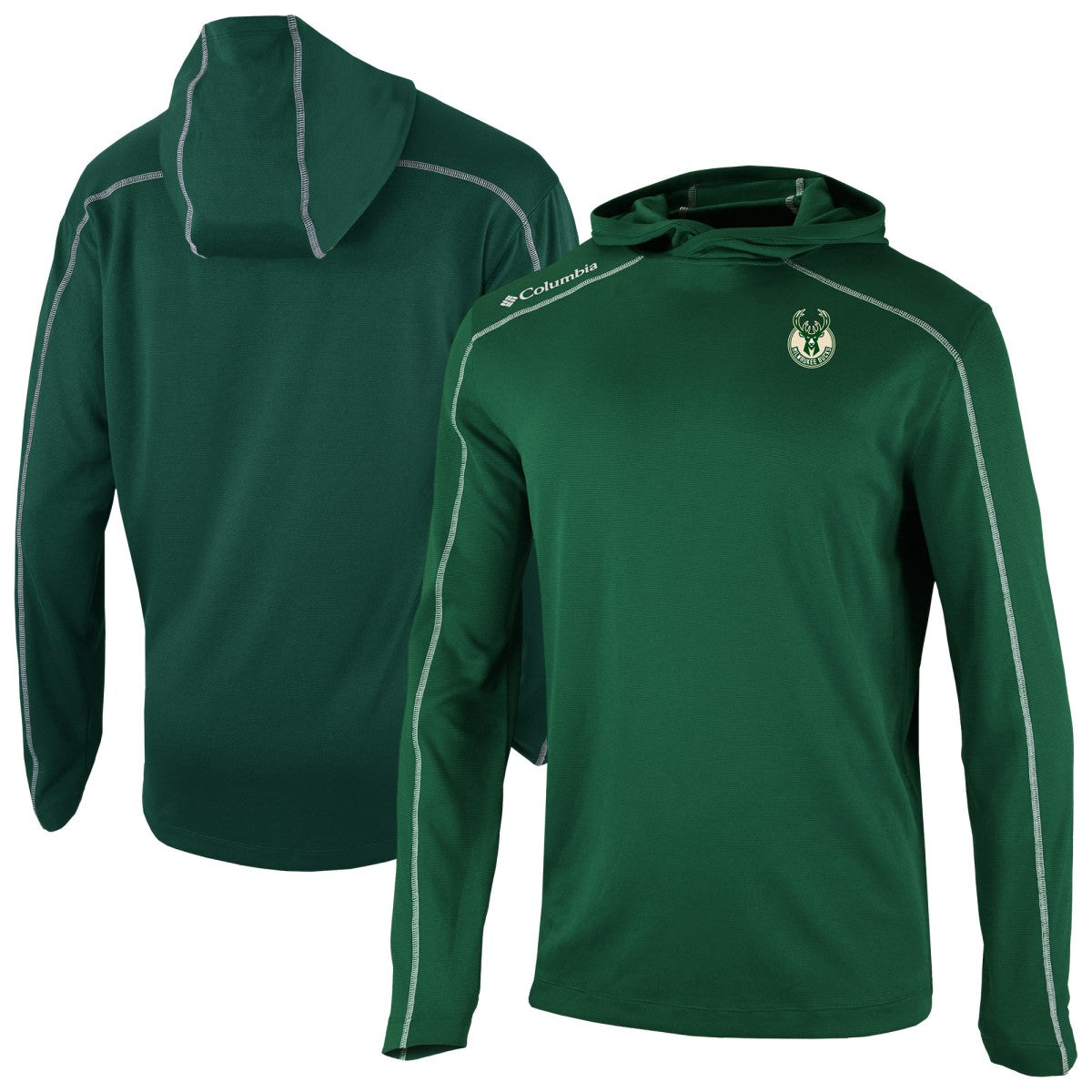 Milwaukee Bucks Omni-Wick Shotgun Pullover Hoodie Hunter Green