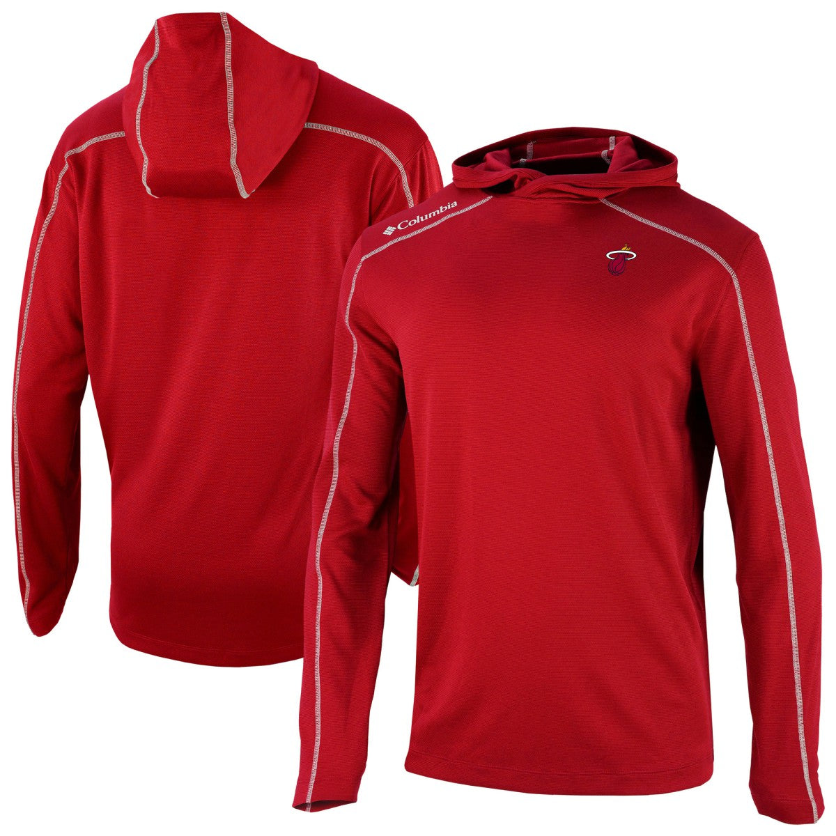 Miami Heat Omni-Wick Shotgun Pullover Hoodie Red