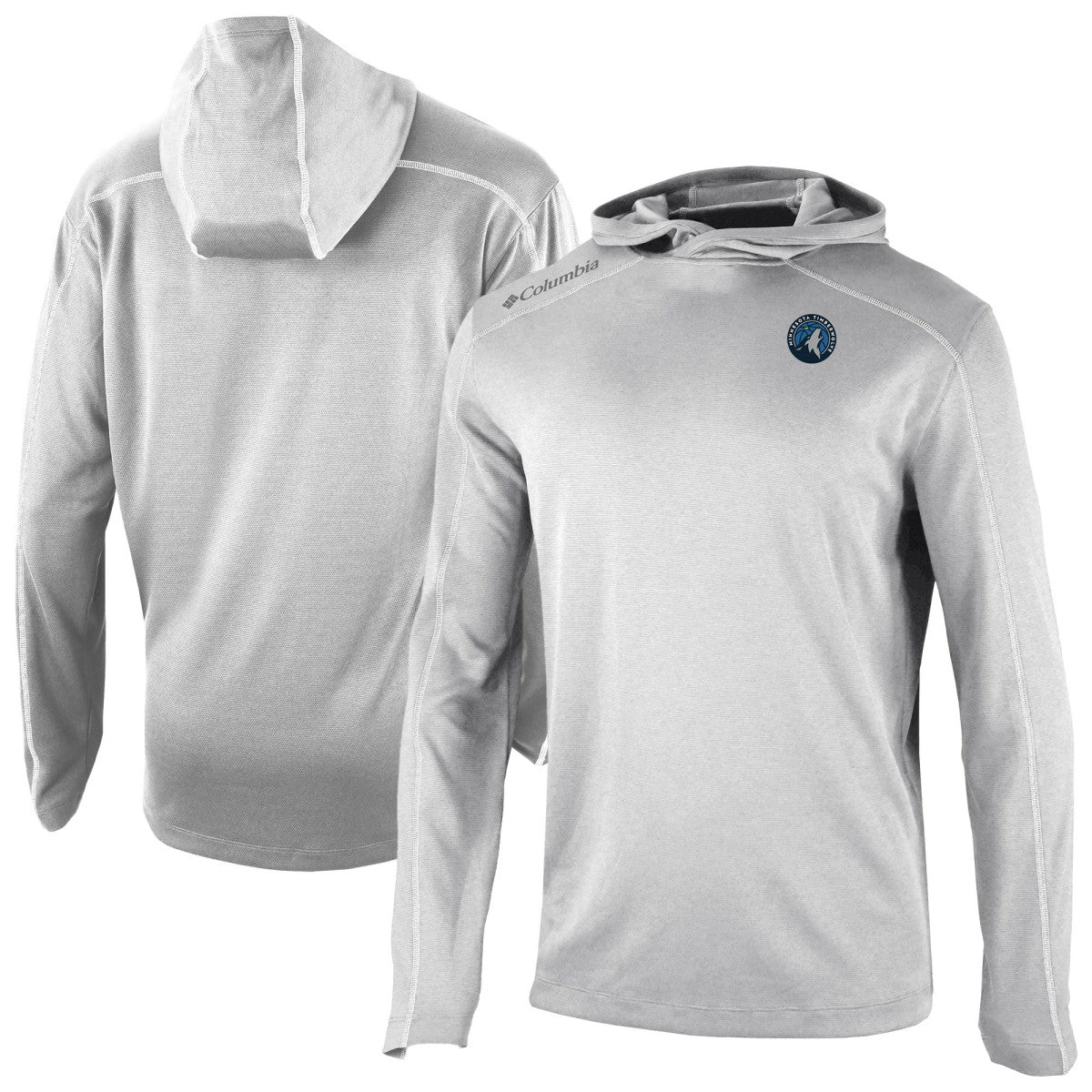 Minnesota Timberwolves Omni-Wick Shotgun Pullover Hoodie Gray