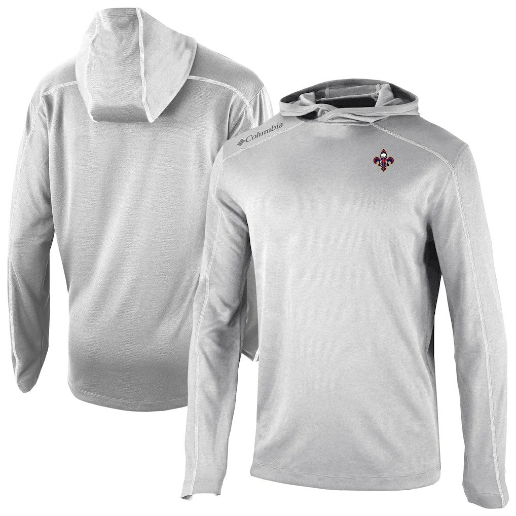 New Orleans Pelicans Omni-Wick Shotgun Pullover Hoodie Gray