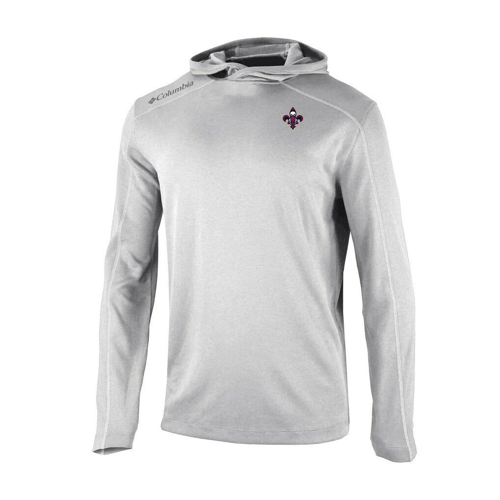 New Orleans Pelicans Omni-Wick Shotgun Pullover Hoodie Gray