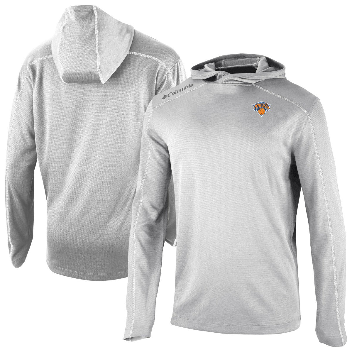 New York Knicks Omni-Wick Shotgun Pullover Hoodie Gray