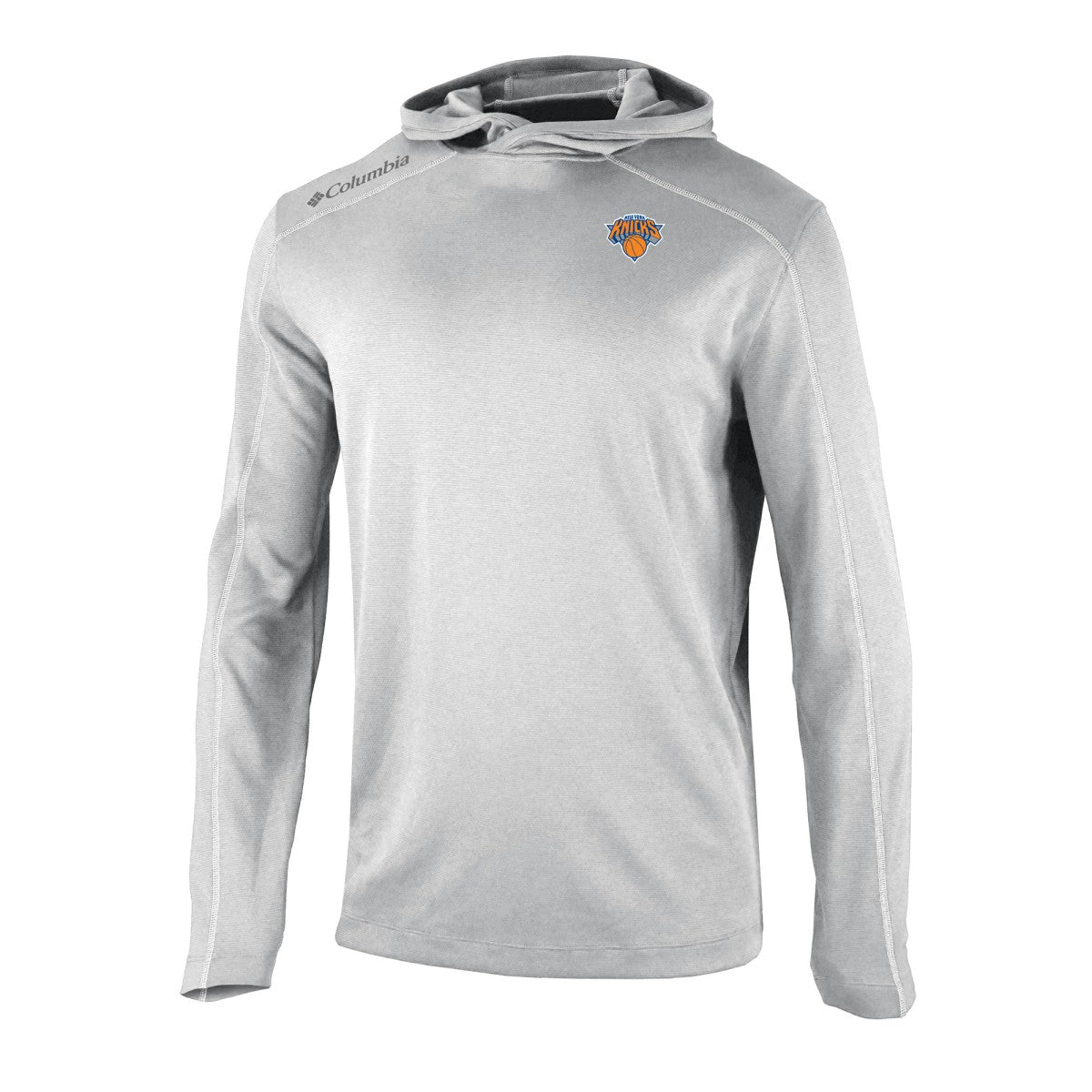 New York Knicks Omni-Wick Shotgun Pullover Hoodie Gray