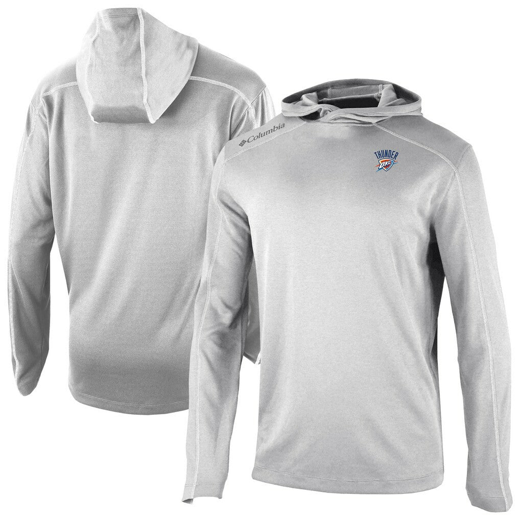 Oklahoma City Thunder Omni-Wick Shotgun Pullover Hoodie Gray