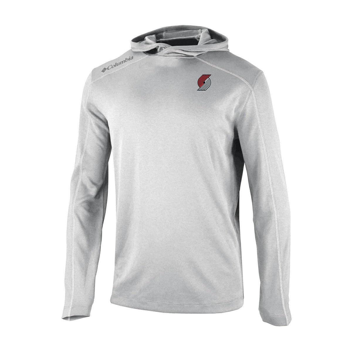 Portland Trail Blazers Omni-Wick Shotgun Pullover Hoodie Gray