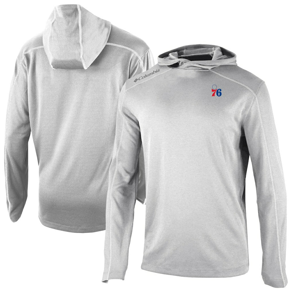 Philadelphia 76ers Omni-Wick Shotgun Pullover Hoodie Gray
