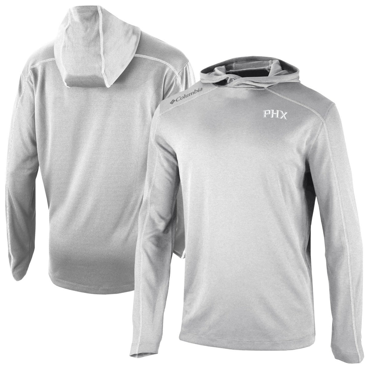 Phoenix Suns Omni-Wick Shotgun Pullover Hoodie Gray