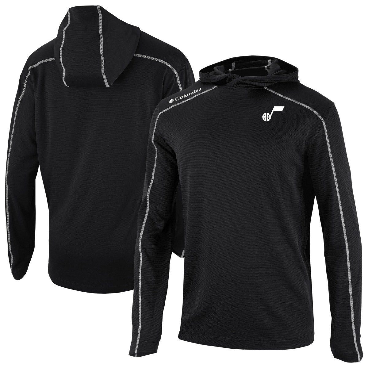 Utah Jazz Omni-Wick Shotgun Pullover Hoodie Black