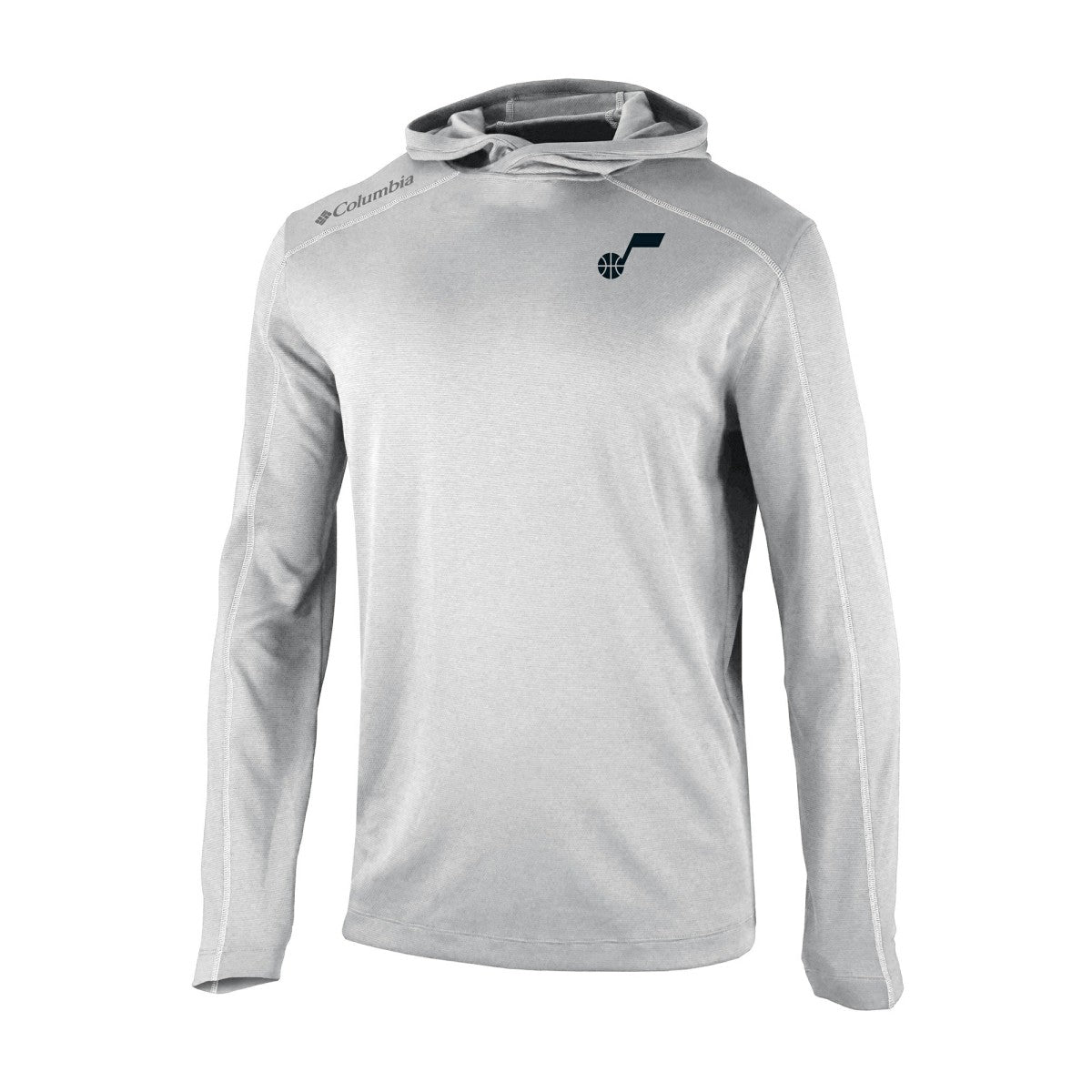 Utah Jazz Omni-Wick Shotgun Pullover Hoodie Gray