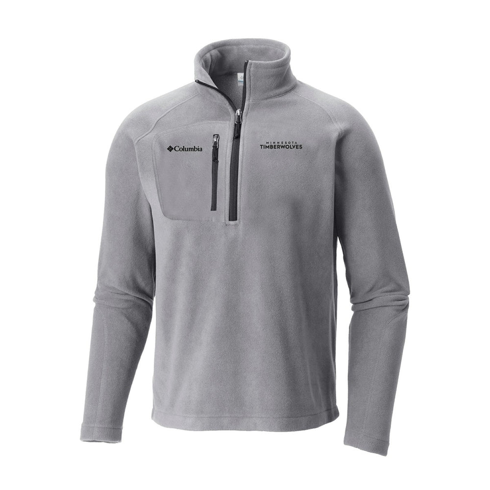 Minnesota Timberwolves Fast Trek III Half-Zip Fleece Pullover Gray